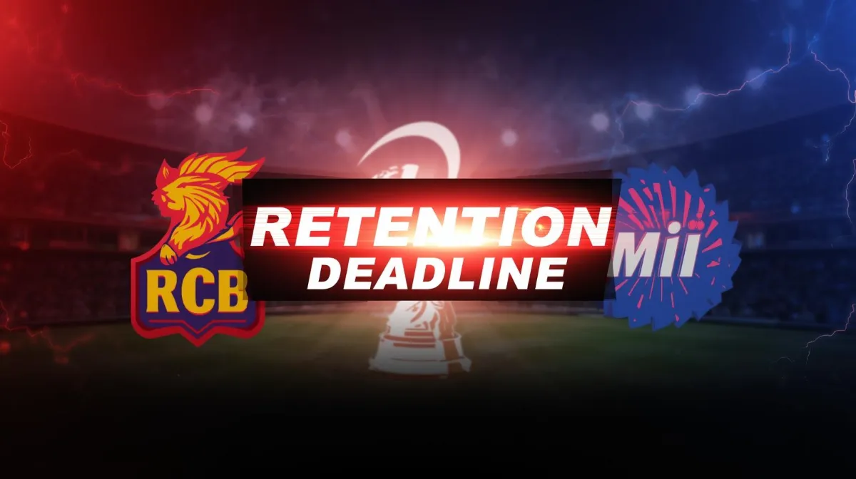 IPL Retention 2026 Date and Time, RCB Retained Players 2026, IPL 2026 Auction, IPL Released Players 2026, IPL Retention Live