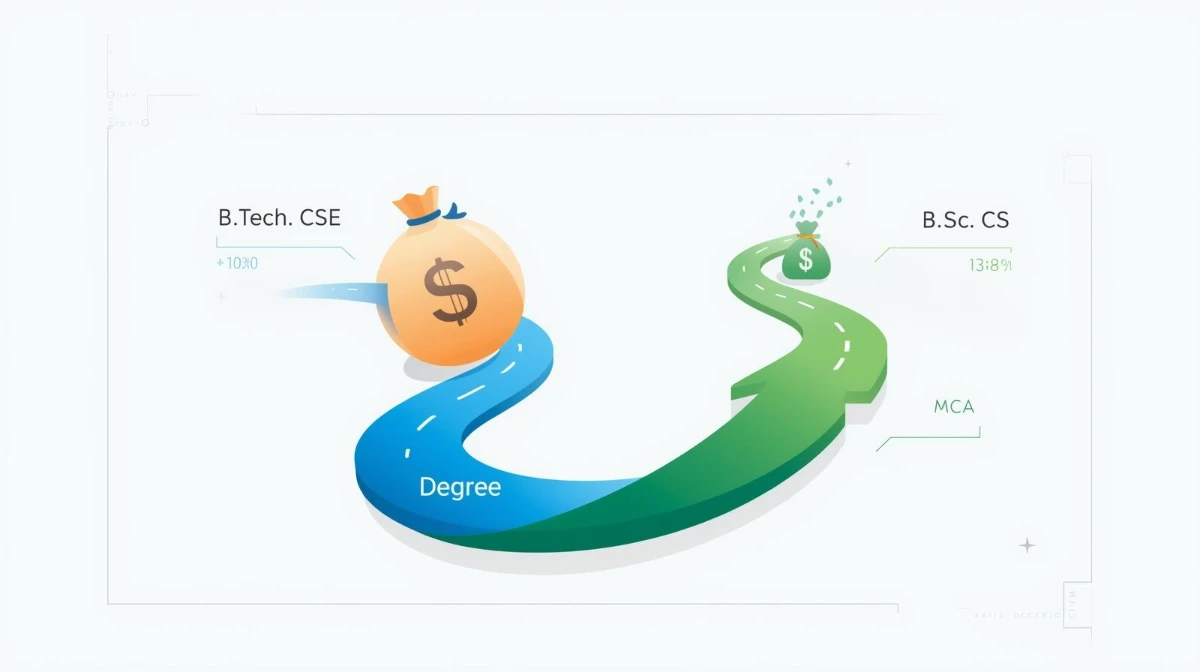 💻 B.Tech. CSE vs B.Sc. IT: 2026 में कौन सा कोर्स देगा हाईएस्ट सैलरी? फीस, अवधि और जॉब प्रोफाइल की A-to-Z तुलना