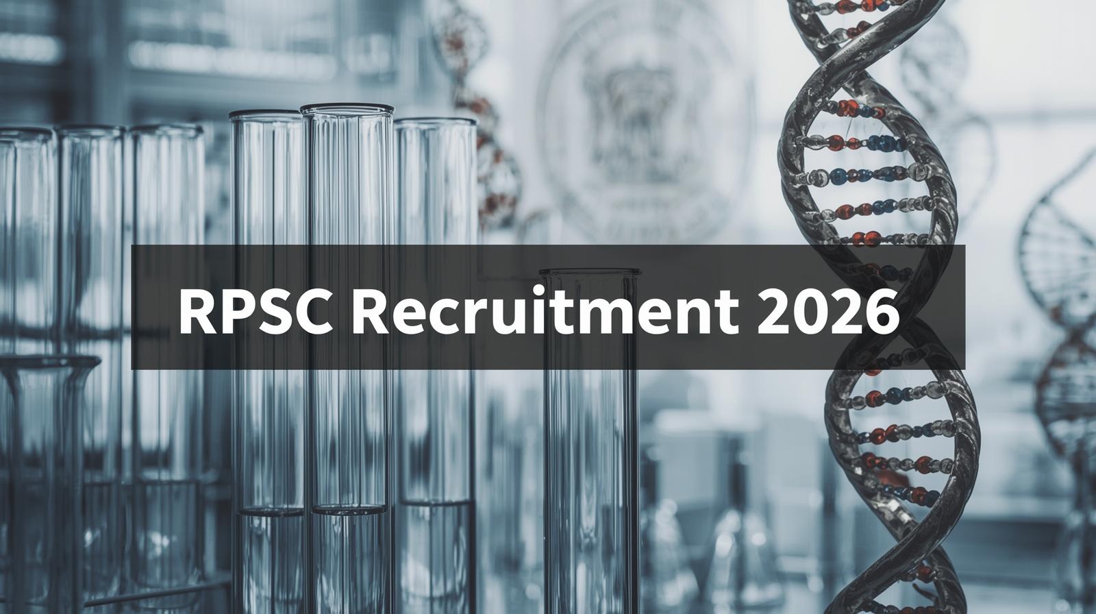 RPSC Recruitment 2026