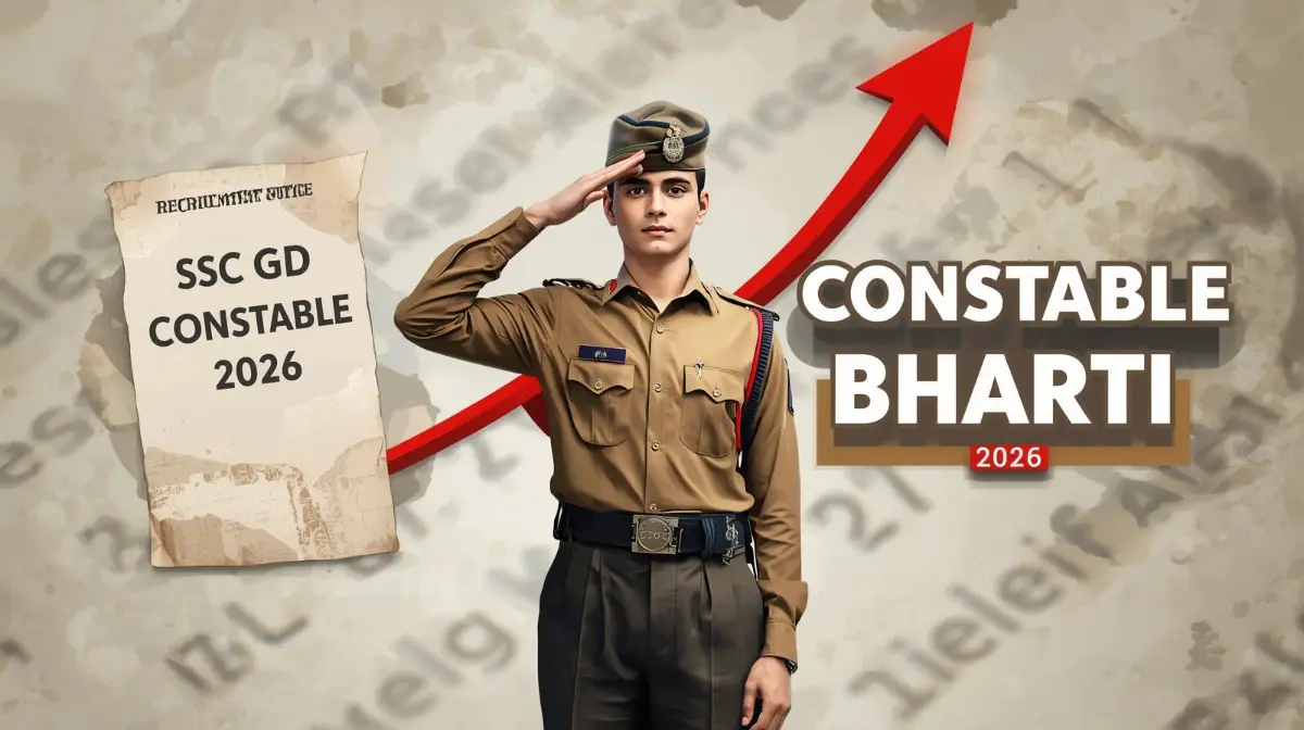 SSC GD Constable Bharti 2026 25,000+ पदों पर भर्ती की डेडलाइन नजदीक, 10वीं पास युवा तुरंत भरें फॉर्म; यहाँ देखें डायरेक्ट लिंक