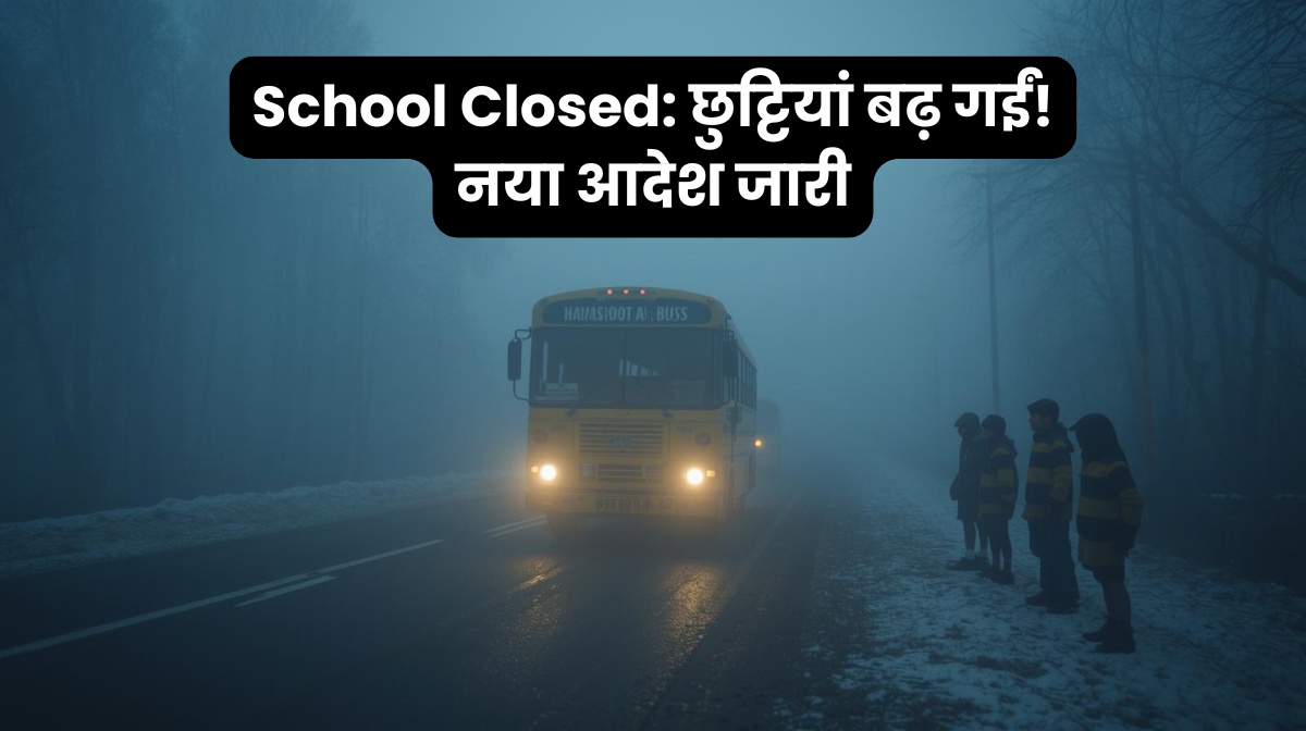 School Closed: छुट्टियां बढ़ गईं! नया आदेश जारी