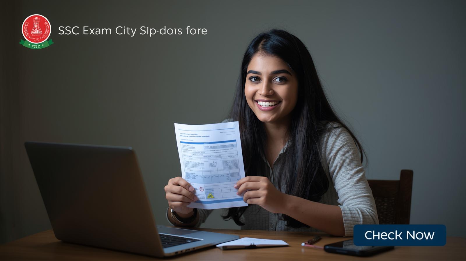 SSC MTS Exam City Slip 2026