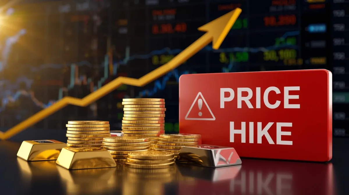 Gold Silver Price Hike